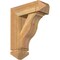 Ekena Millwork Funston Arts and Crafts Rough Sawn Bracket w/ Offset Brace, Western Red Cedar, 6"W x 16"D x 20"H BKT0604X16X20FST03RWR - alternate 1
